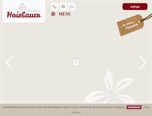 Tablet Screenshot of hoisbauer.at